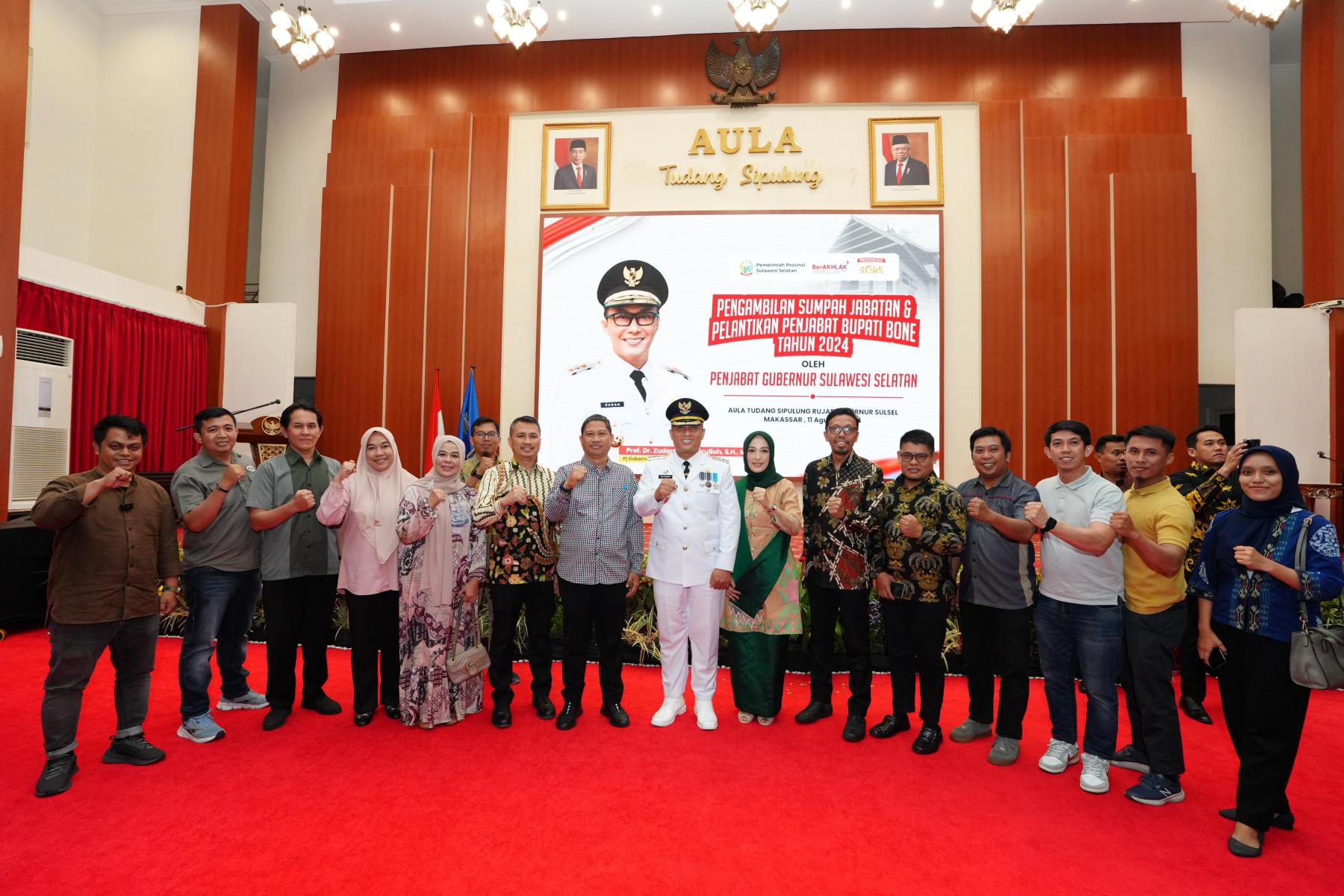Pelantikan Kadis Kominfo-SP menjadi Pj. Bupati Bone