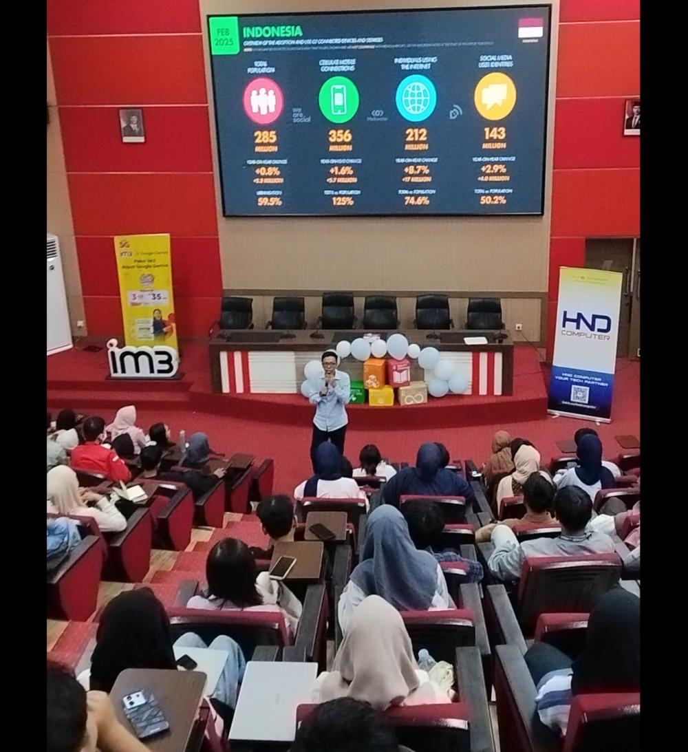 Sultan Rakib Speaker pada Literasi Digital untuk Mahasiswa AIESEC-Unhas