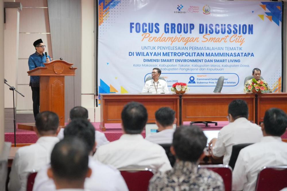 Pemprov Sulsel Perkuat Smart City Mamminasatapa Lewat Transformasi Digital dan Integrasi Transportasi